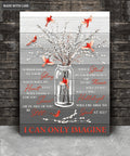 Willow Cardinal Surrounded By Glory Wall Art