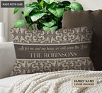 Serve The Lord Personalized Rectangular Pillow
