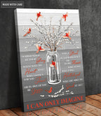 Willow Cardinal Surrounded By Glory Wall Art