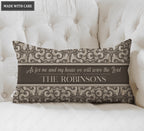 Serve The Lord Personalized Rectangular Pillow