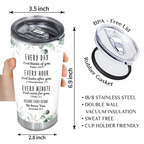 Green Leaf Every Day God Thinks Of You Custom Tumbler Birthday Gifts For Women Christian Gifts Custom Name Gift - Personalized Stainless Steel Tumbler