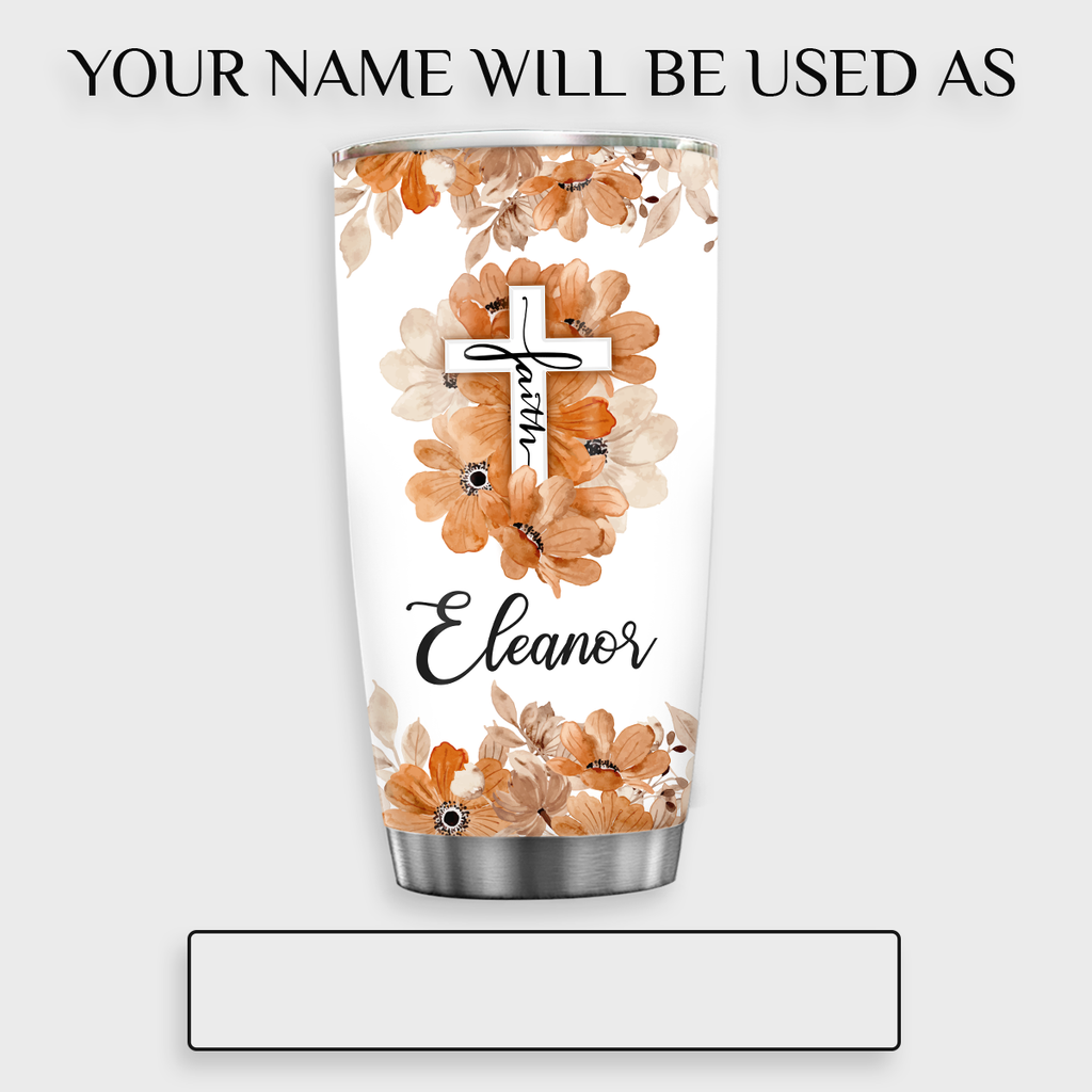 Christian Bible Verse You Are Religious Inspirational Custom Tumbler Gifts - Personalized Stainless Steel Tumbler