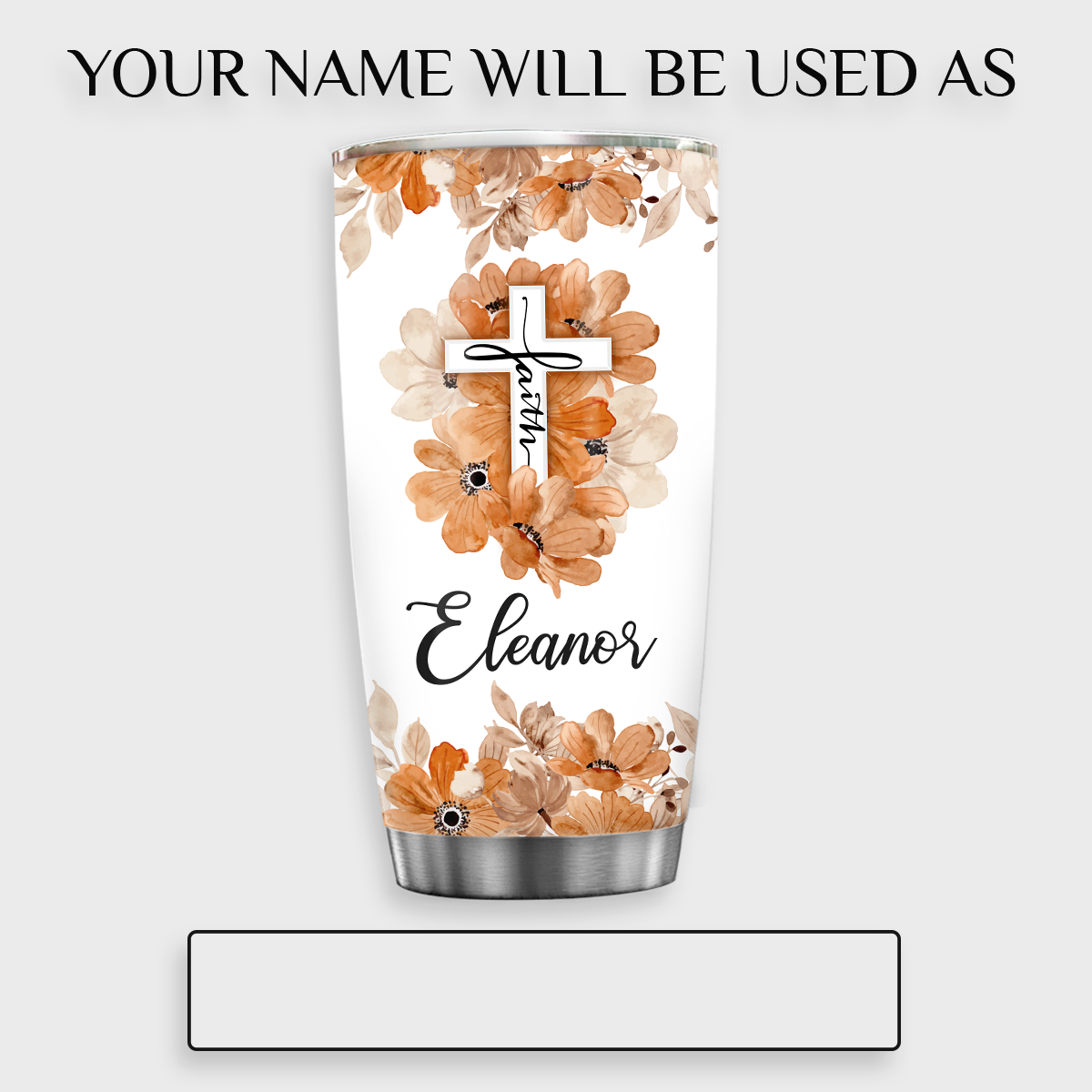 Christian Bible Verse You Are Religious Inspirational Custom Tumbler Gifts - Personalized Stainless Steel Tumbler