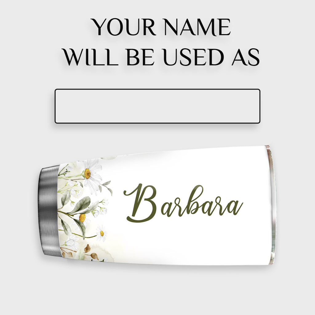 Inspirational Gifts Daisy Flower You're Awesome Custom Tumbler Gifts - Personalized Stainless Steel Tumbler