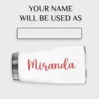 Inspirational Flower Thank You Custom Tumbler Gifts - Personalized Stainless Steel Tumbler