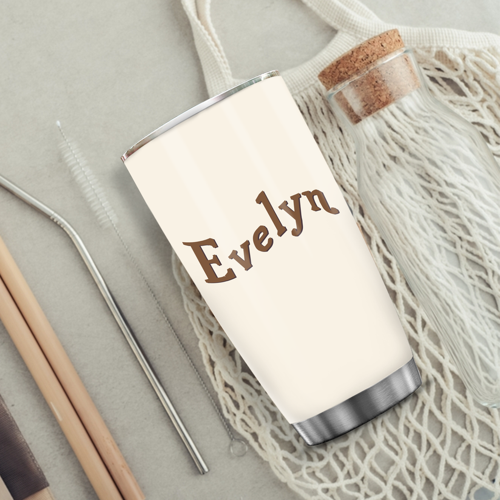 Trust In The Lord Religious Inspirational Custom Tumbler Gifts - Personalized Stainless Steel Tumbler