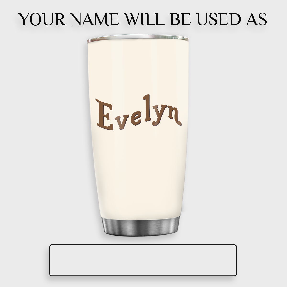 Trust In The Lord Religious Inspirational Custom Tumbler Gifts - Personalized Stainless Steel Tumbler