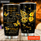 Faith Butterfly Of Glory Personalized Tumbler