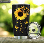 Sunflower Will I Stand in Your Presence  Customized Tumbler