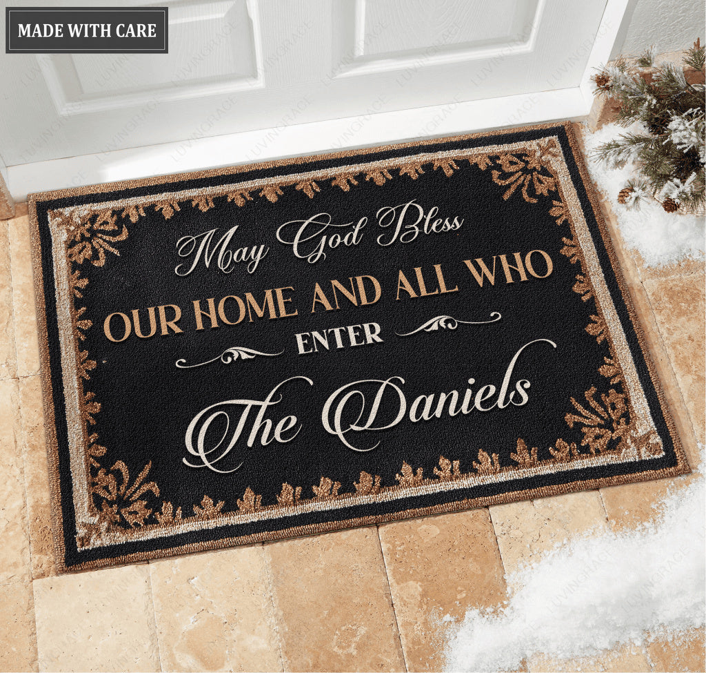 Personalized Monogrammed Family Doormat