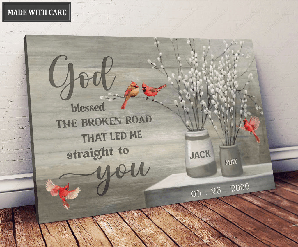 Personalized Willow God Blessed Wall Art