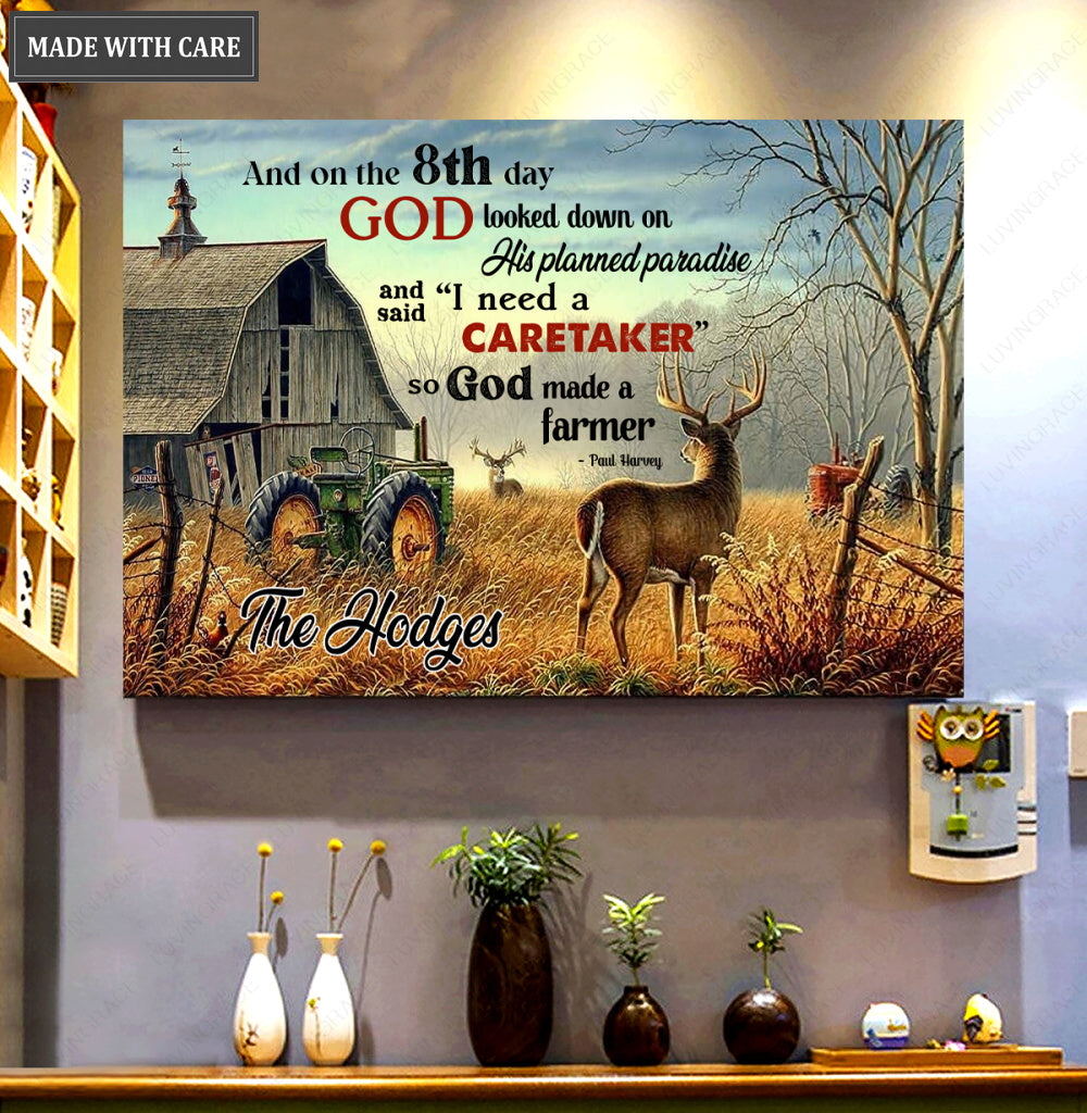 Personalized Farm Wildlife Canvas Wall Art