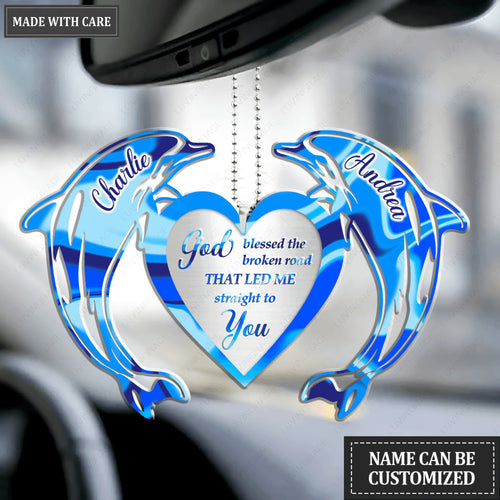 Animals Couple God Blessed Personalized Ornament