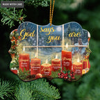 Candles God Says You Are Ornament