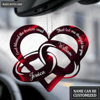 Couple Hearts God Blessed Personalized Ornament - Buy 1 GET 1 FREE - Valentine Gifts Couple Gifts - BUY 1 GET 1 FREE