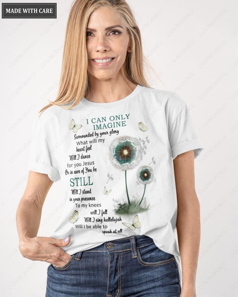 Green Dandelion Glory In The Air Tshirt