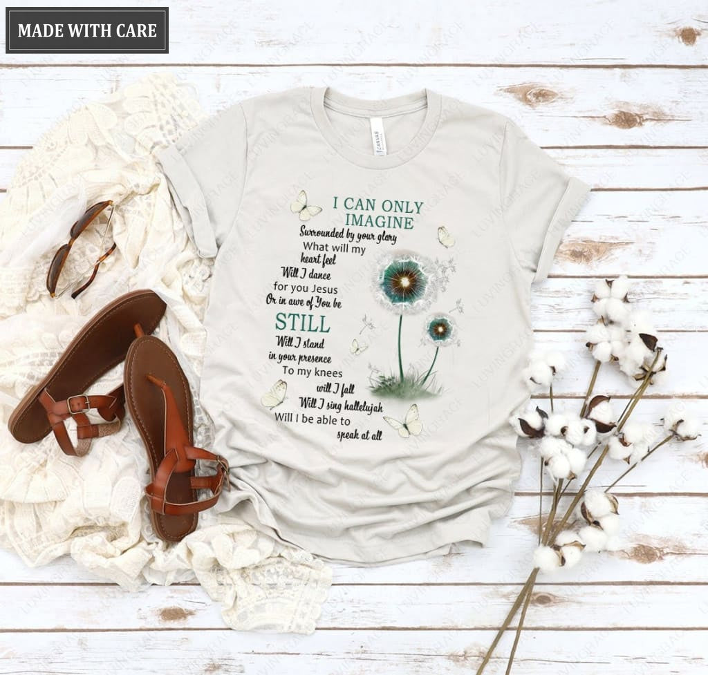 Green Dandelion Glory In The Air Tshirt