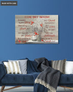 Red Bird Serving God Gallery Wrapped Canvas Prints
