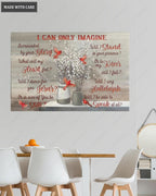 Red Bird Serving God Gallery Wrapped Canvas Prints