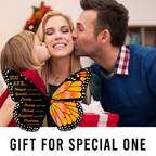 Monarch Butterfly You Are Christian Ornament Gift Bible Verse Christmas Ornament Car Hanging