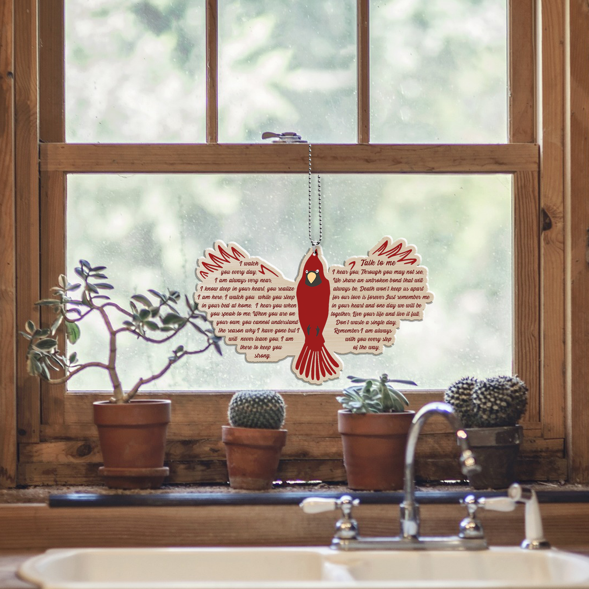 Cardinal I Never Left You 2023 Christmas Ornaments