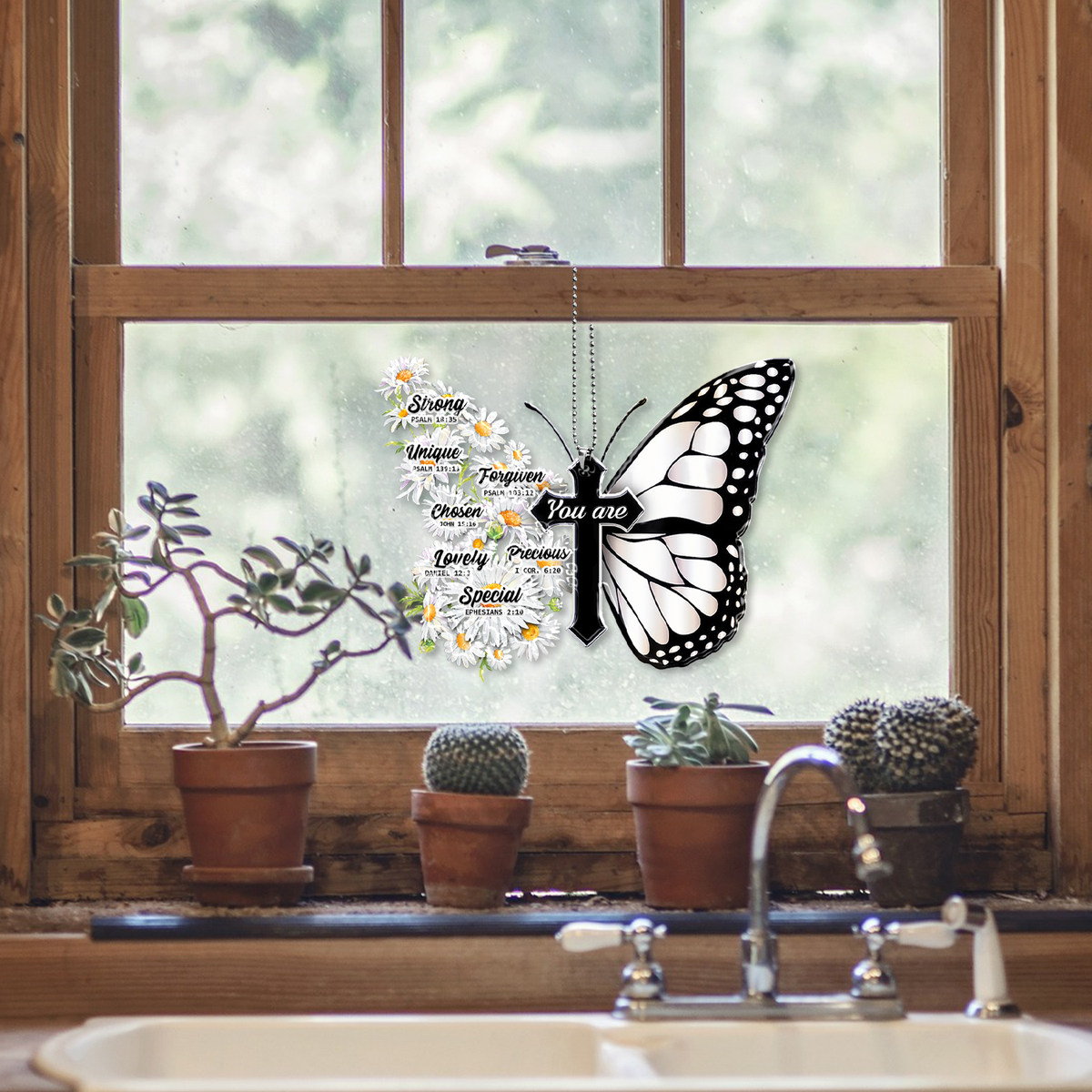 Daisy Butterfly You Are 2023 Christmas Ornaments