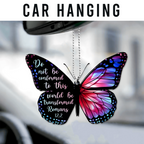 Monarch Butterfly Do Not Be Conformed Christian Ornament Gift Bible Verse Christmas Ornament Car Hanging