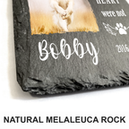 Dog Paw And Pet Photo Your Wings Were Ready Custom Dog Memorial Stone, Pet Memorial Gifts - Personalized Custom Memorial Tombstone