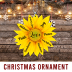 Sunflower Fruit Of The Spirit Christian Ornament Gift Christmas Ornament Car Hanging