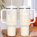 You Are Bible Verse 40oz Personalized Tumbler Travel Cup - Birthday, Christmas Gifts for Women - Inspiration Gifts