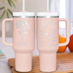You Are Bible Verse 40oz Personalized Tumbler Travel Cup - Birthday, Christmas Gifts for Women - Inspiration Gifts