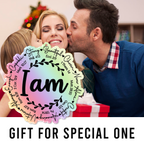 I am Inspiration Christian Ornament Gift Bible Verse Christmas Ornament Car Hanging