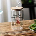 Floral You Are Can Glass Christian Gifts for Women