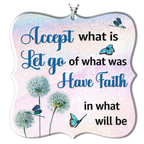 Dandelion Have Faith Christian Gifts For Women, Birthday Gifts For Women, Ornament Gift, Christmas Ornament Car Hanging