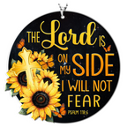 Sunflower The Lord Christian Gifts For Women, Birthday Gifts For Women, Ornament Gift, Christmas Ornament Car Hanging