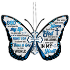 Loving Memory Car Rear View Mirror Accessories, Memorial Car Charm, Memorial Ornament for Loss of Loved One