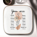 You Are Ceramic Ring Dish Christian Gifts for Women Birthday Gifts Religious Gifts Inspirational Gifts for Women Mothers Day Gifts