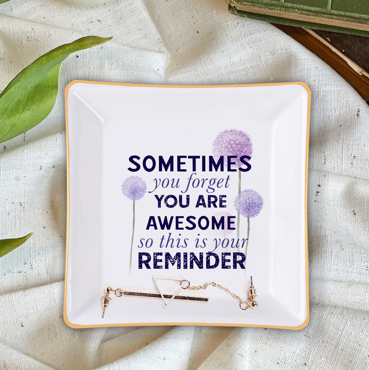 Sometimes You Forget You Are Awesome Verse Christian Gifts Inspirational Religious Gifts Ceramic Ring Dish