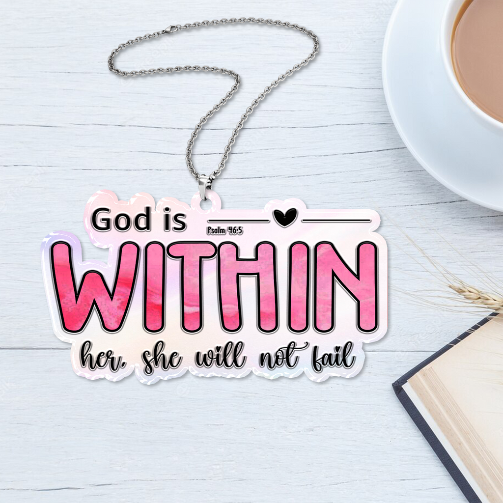 God Is Within Her Christian Gifts For Women, Birthday Gifts For Women, Ornament Gift