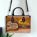 Way Maker Miracle Worker Personalized Leather Handbag