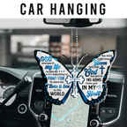 Loving Memory Car Rear View Mirror Accessories, Memorial Car Charm, Memorial Ornament for Loss of Loved One