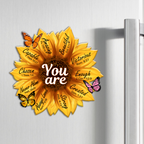 Sunflower You Are Gift Bible Verse Christian Gifts For Women Refrigerator Magnet Home Decor Magnet
