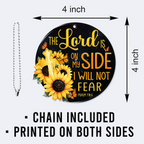 Sunflower The Lord Christian Gifts For Women, Birthday Gifts For Women, Ornament Gift, Christmas Ornament Car Hanging