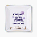 Sometimes You Forget You Are Awesome Verse Christian Gifts Inspirational Religious Gifts Ceramic Ring Dish