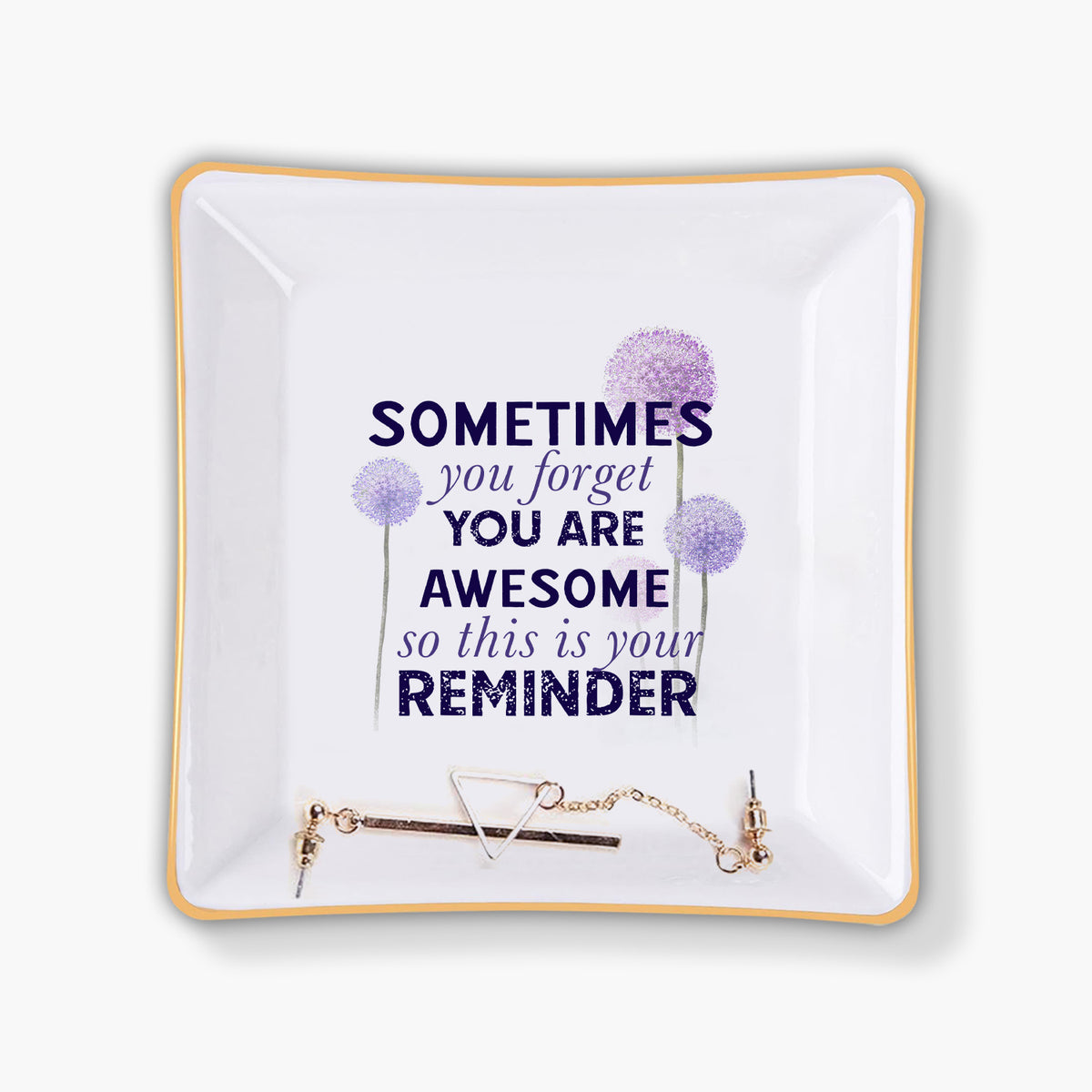 Sometimes You Forget You Are Awesome Verse Christian Gifts Inspirational Religious Gifts Ceramic Ring Dish