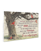 Cardinals Around Tree By Glory