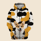 Custom Pet Portrait Hoodie - Personalized Custom Unisex Hoodie