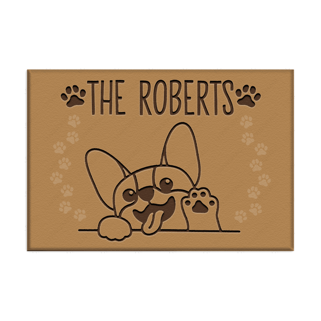 Cute Corgi Personalized Doormat