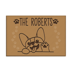 Cute Corgi Personalized Doormat