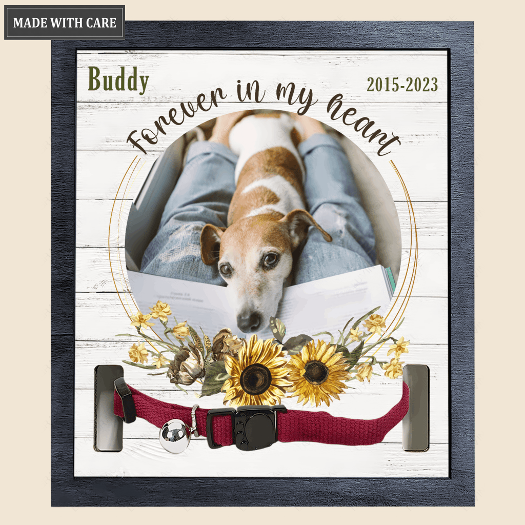 Forever In My Heart - Personalized Custom Pet Memorial Sign